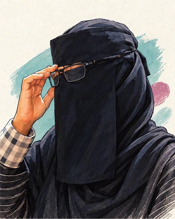 بورتريه مرسوم لـهدية إسماعيل